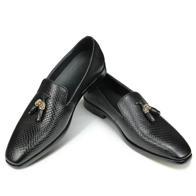 Men's Leather Tassel Loafers – Lamberto
