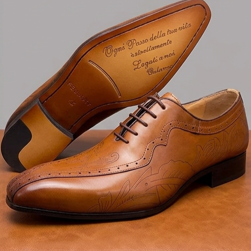 Men's Leather Oxford Shoes – Alfredo
