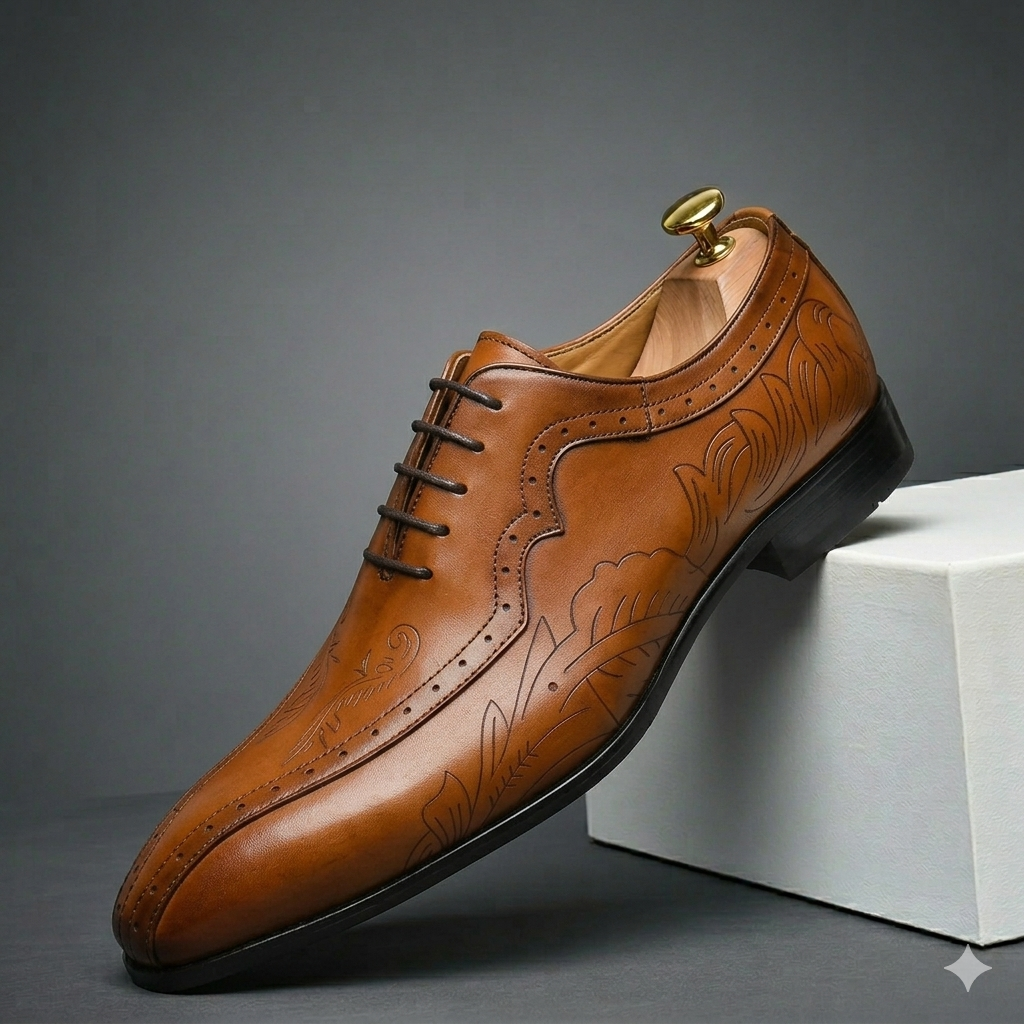 Men's Leather Oxford Shoes – Alfredo