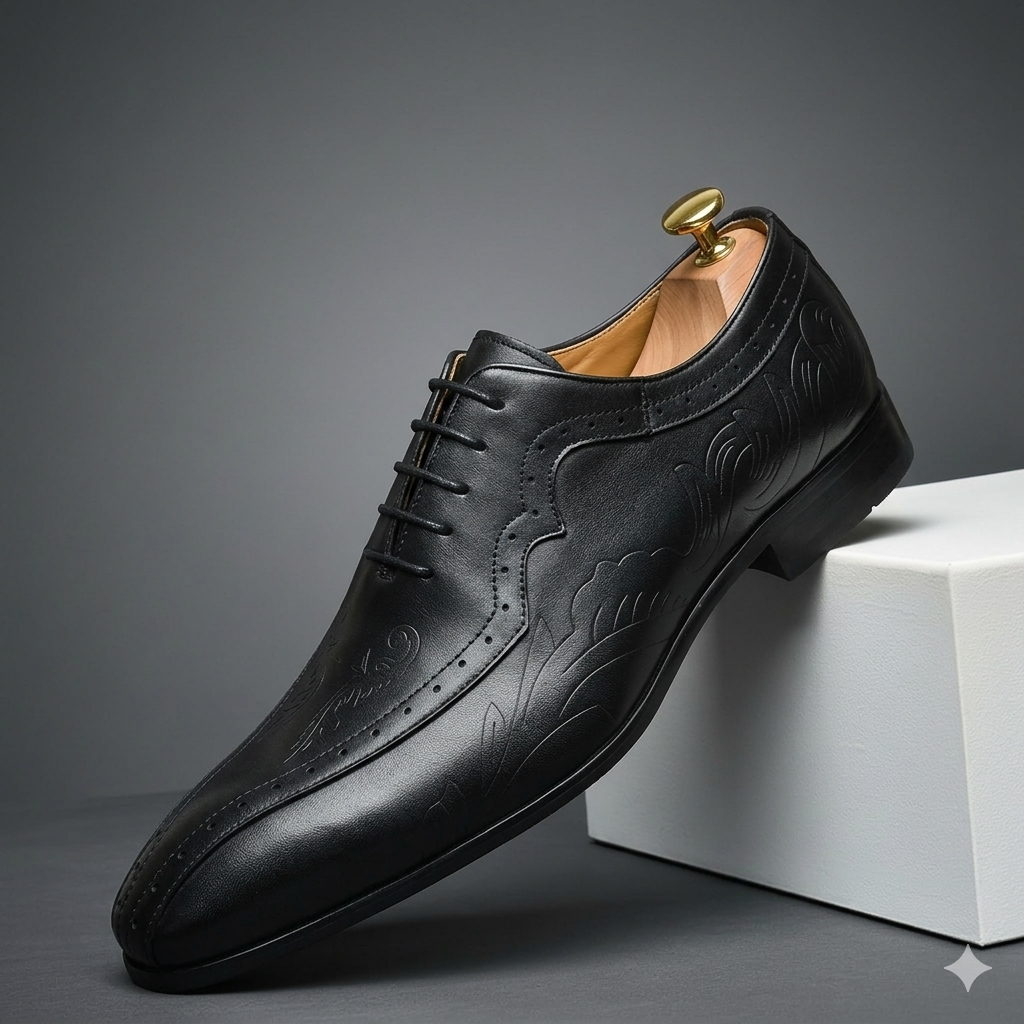 Men's Leather Oxford Shoes – Alfredo