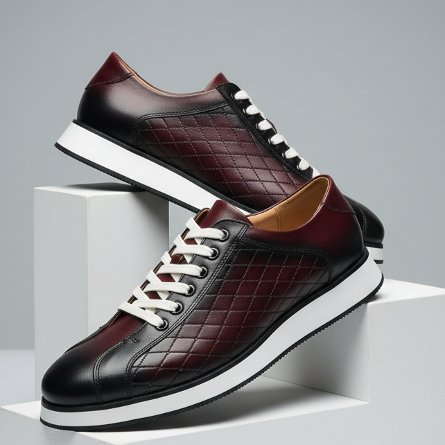 Men's Leather Trainers – Ottavio