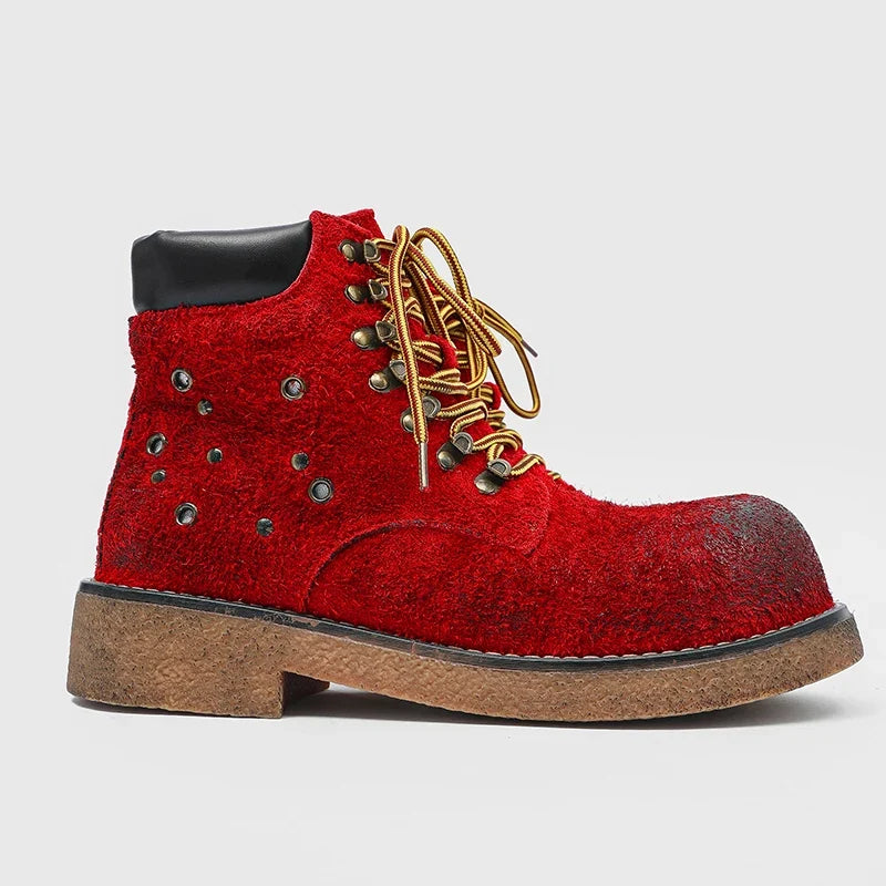 Men's Suede Lace-Up Boots – Domenico