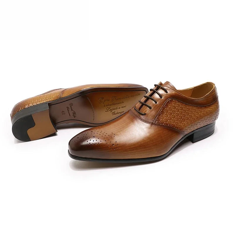 Men's Leather Oxford Shoes – Casimiro