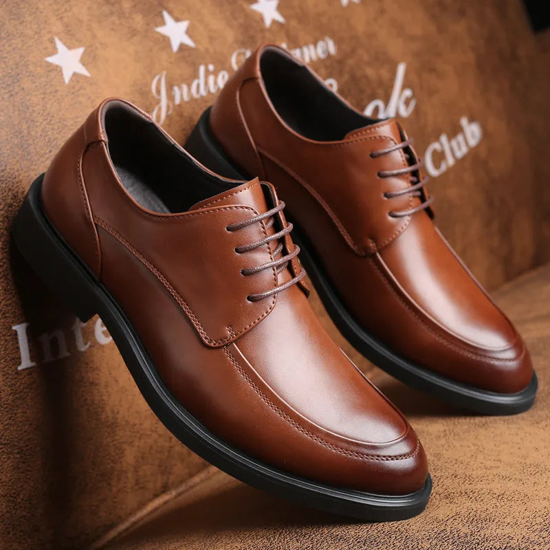 Men's Leather Derby Shoes – Tommaso