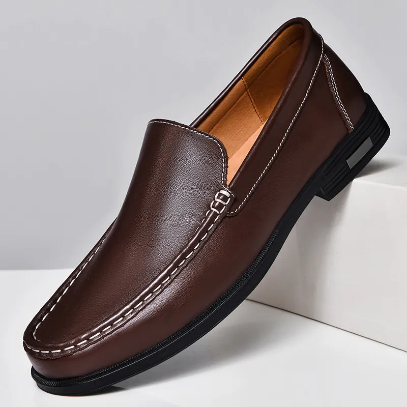 Men's Faux Leather Loafers – Gianni