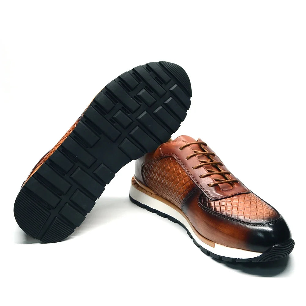 Men's Leather Trainers – Corrado