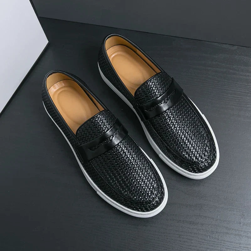 Men's Leather Slip-On Trainers – Ercole