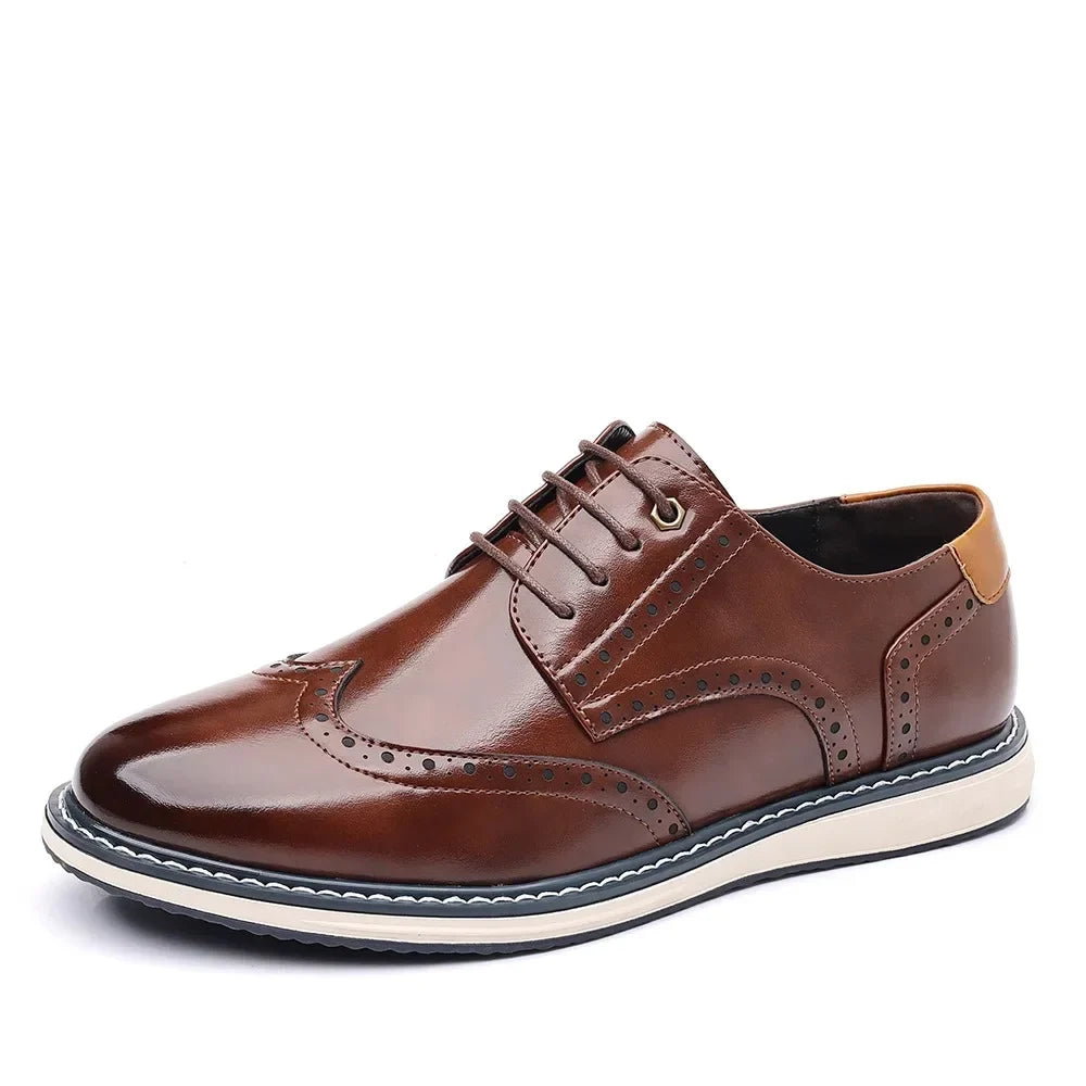Men's Patent Leather Brogues – Nino