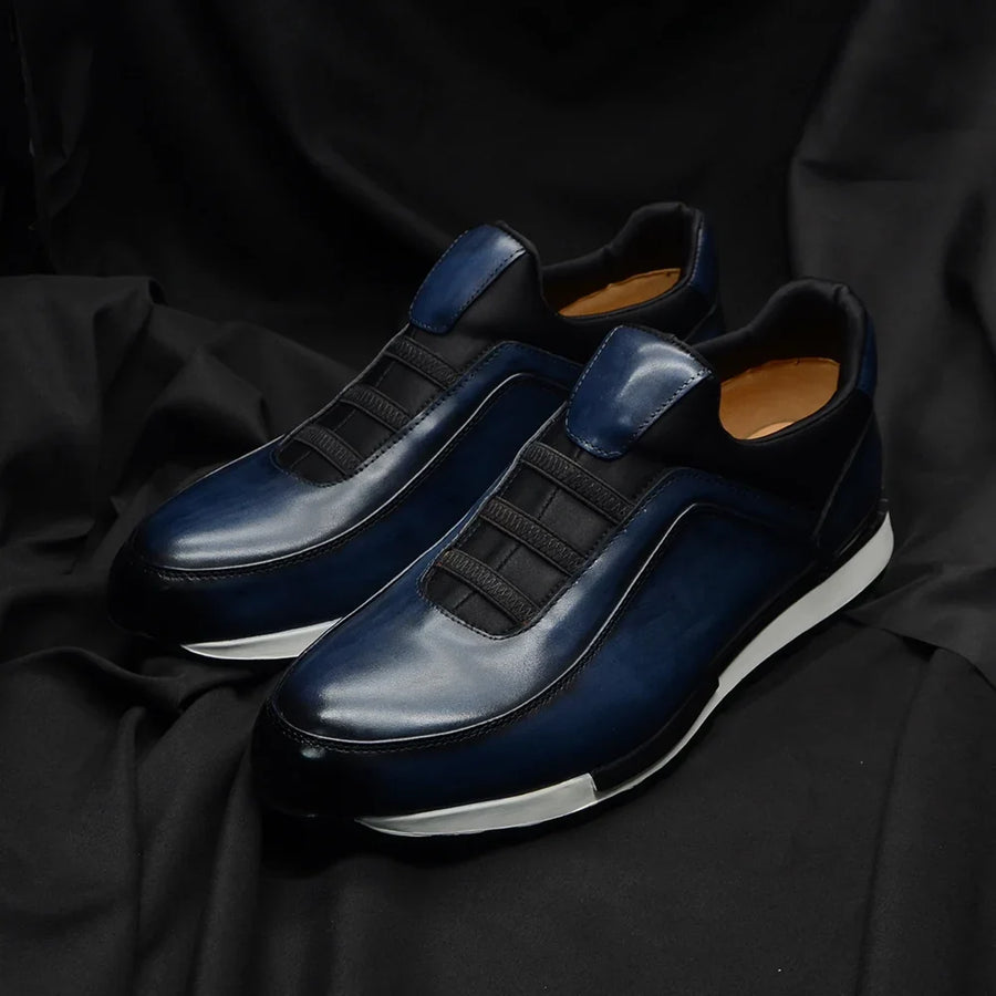 Men's Leather Slip-On Trainers – Achille