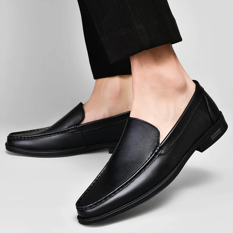 Men's Faux Leather Loafers – Gianni