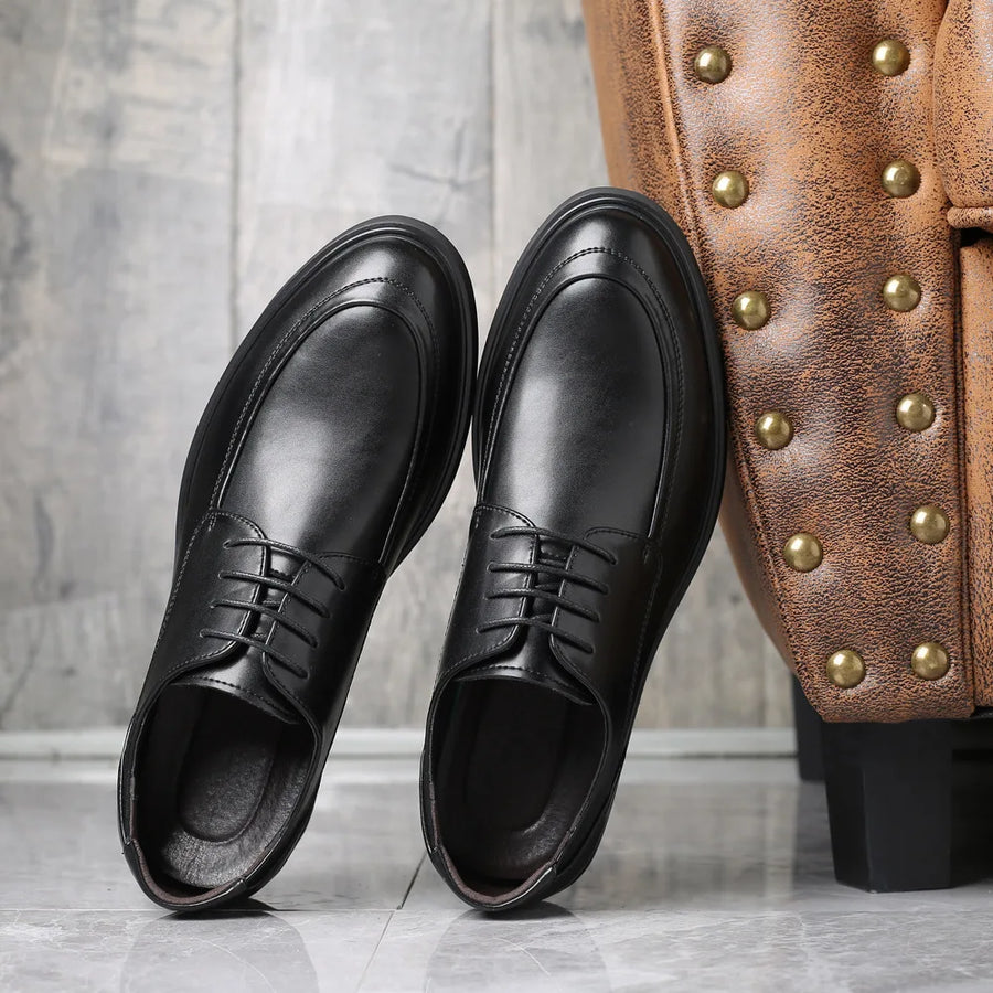 Men's Leather Derby Shoes – Tommaso