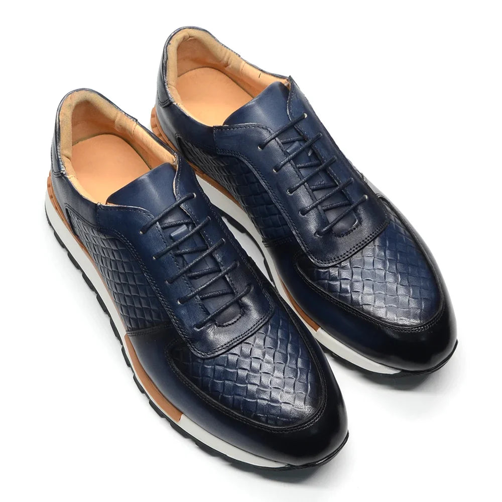 Men's Leather Trainers – Corrado