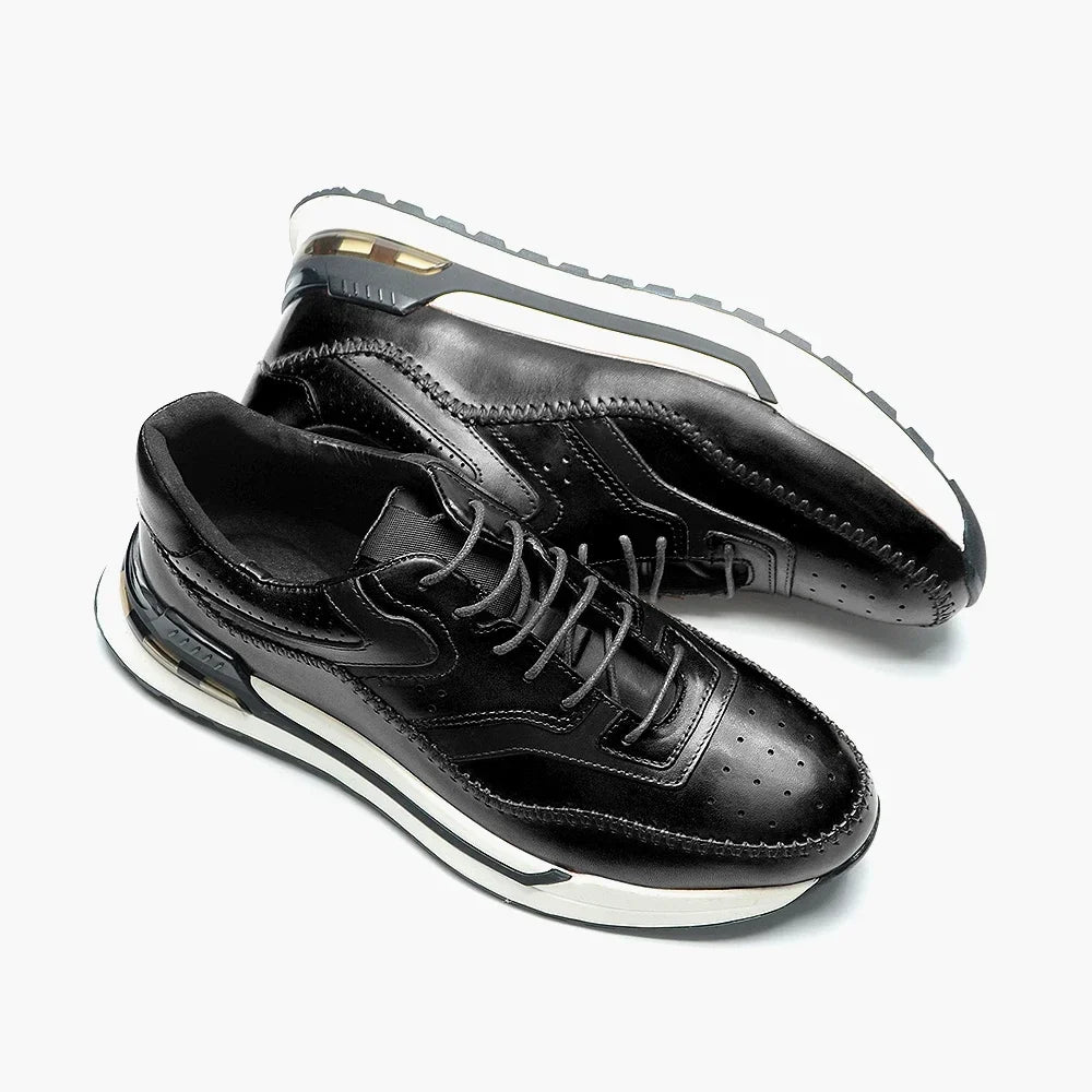Men's Leather Trainers – Carmine