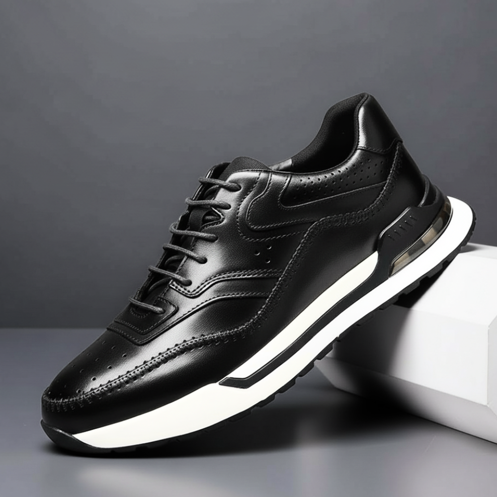 Men's Leather Trainers – Carmine