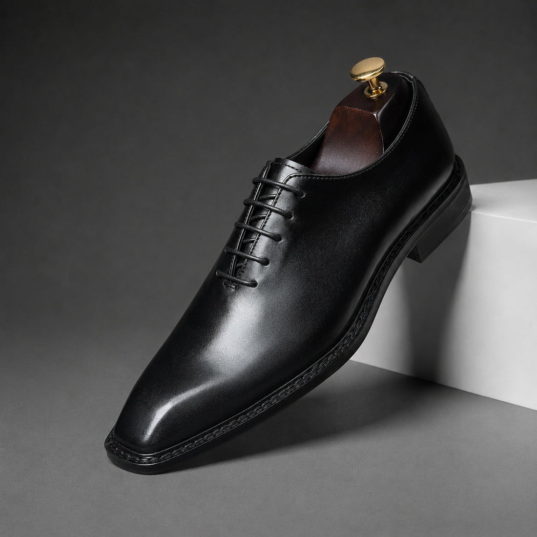 Men's Leather Oxford Shoes – Gregorio
