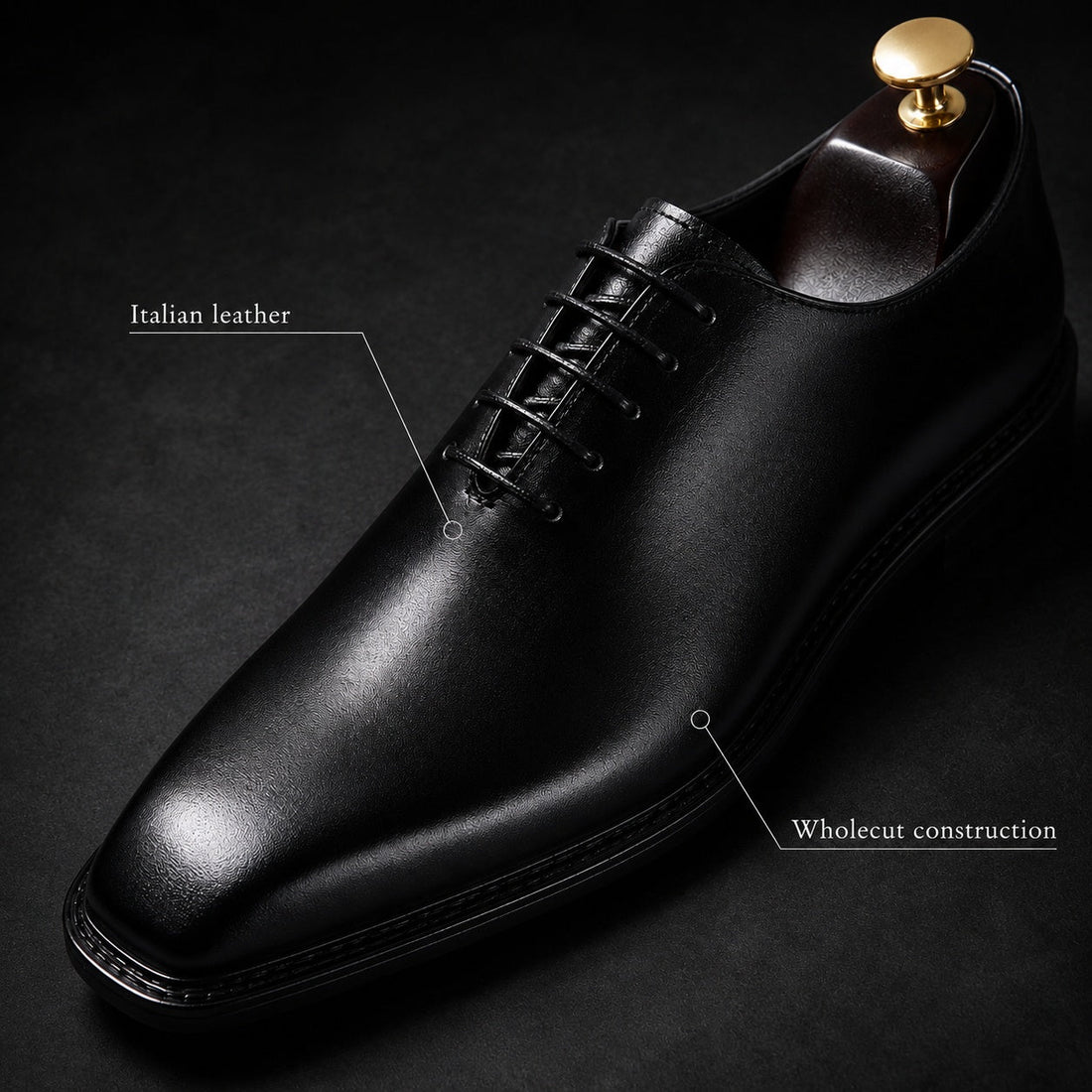 Men's Leather Oxford Shoes – Gregorio