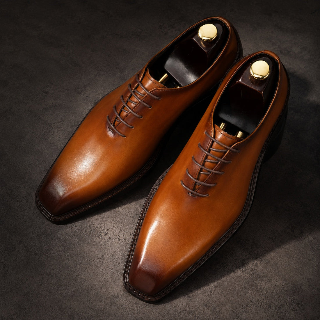 Men's Leather Oxford Shoes – Gregorio