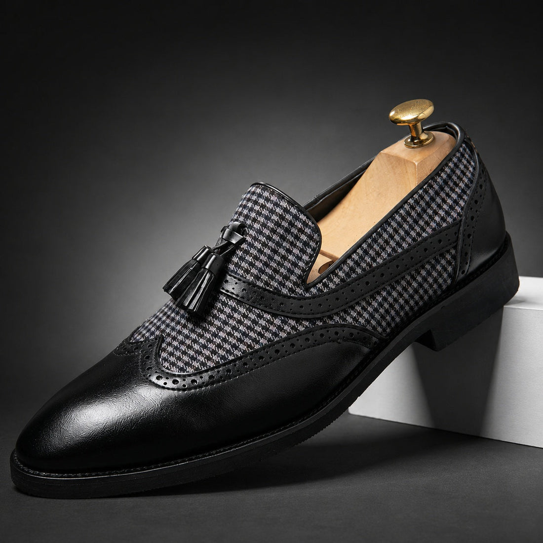 Men's Leather Tassel Loafers – Ezio