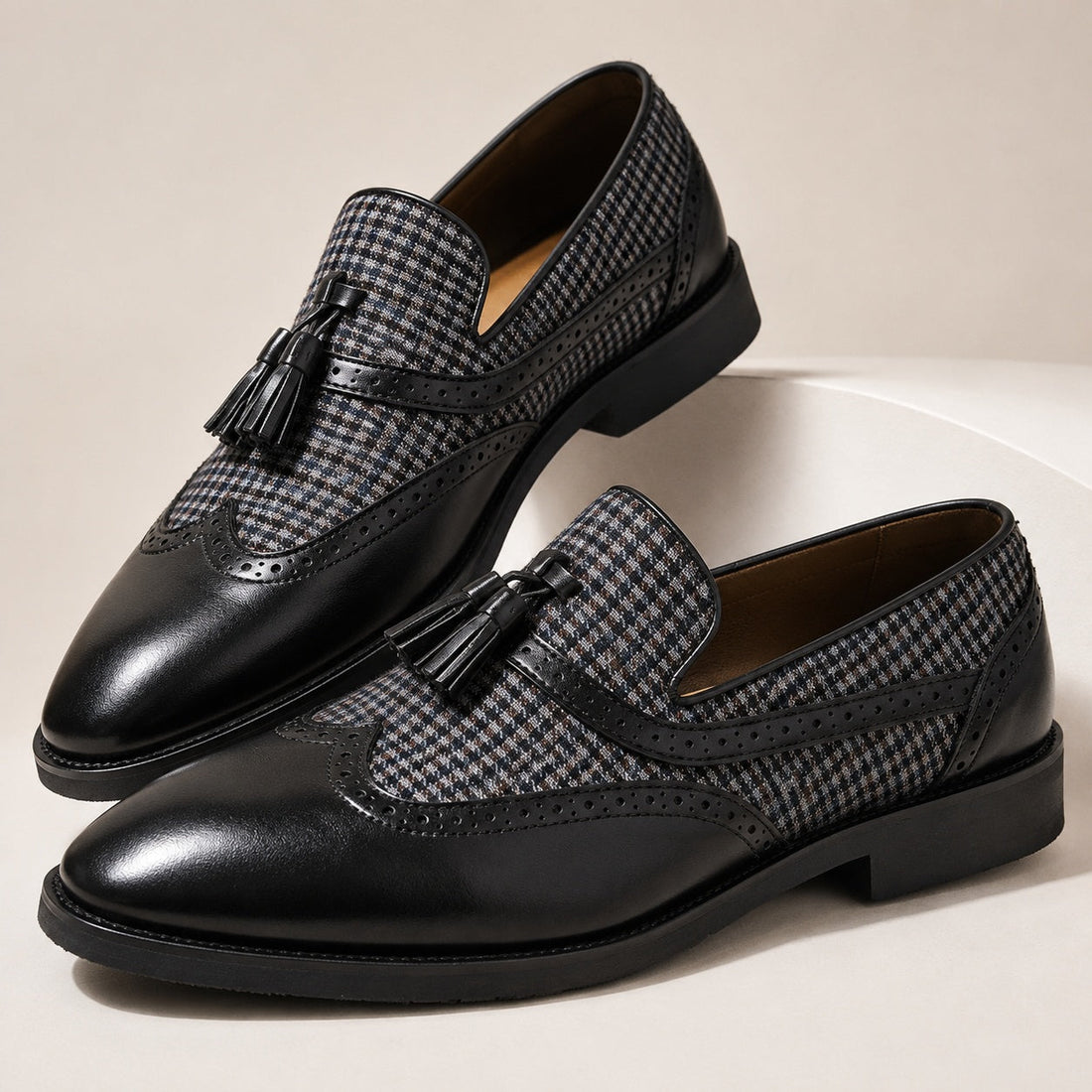 Men's Leather Tassel Loafers – Ezio