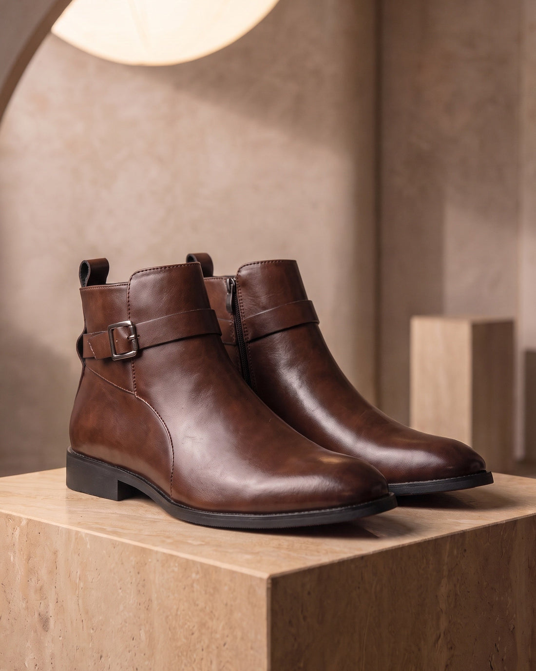 Elio Men's Leather Ankle Boots