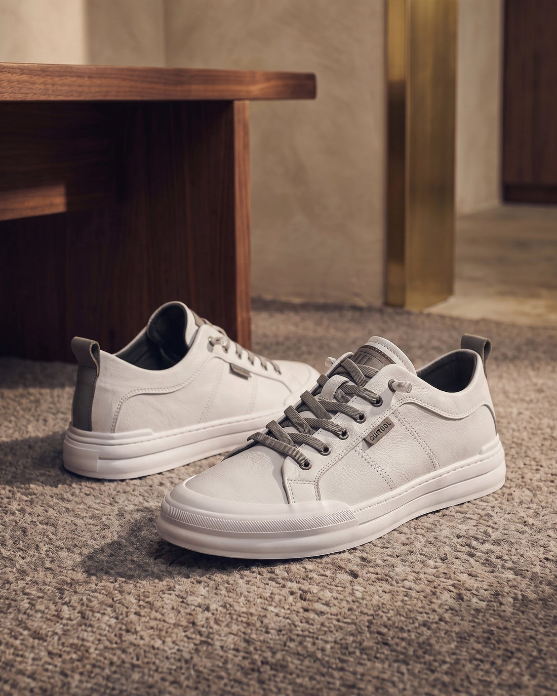 Carlo Men's Leather Trainers