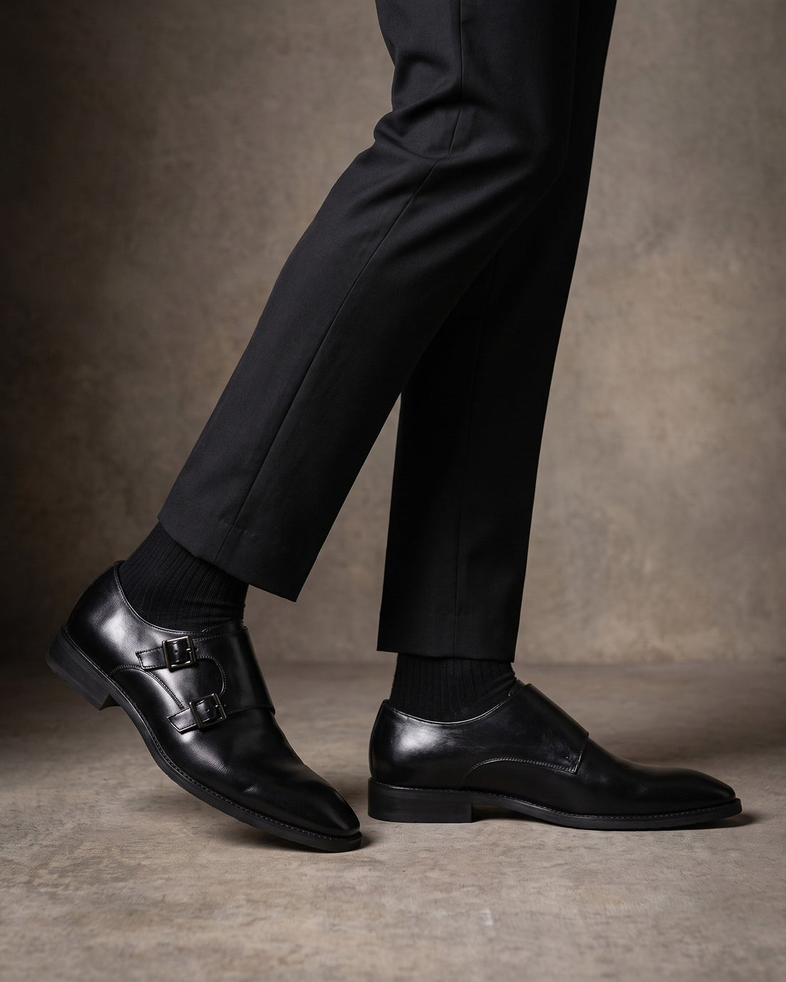 Santos Men's Leather Monk Strap Shoes