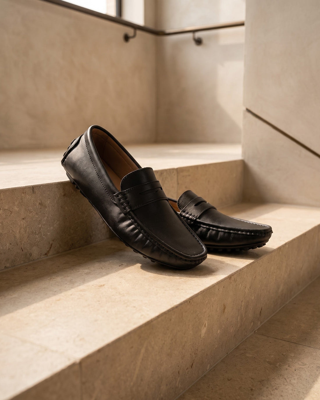 Orlando Men's Leather Driving Shoes