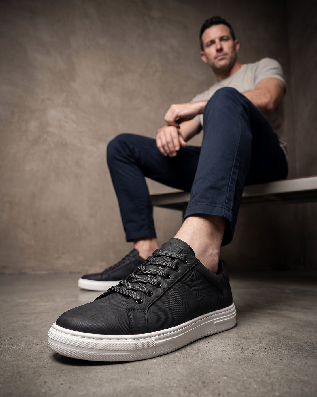 Nestor Men's Leather Trainers