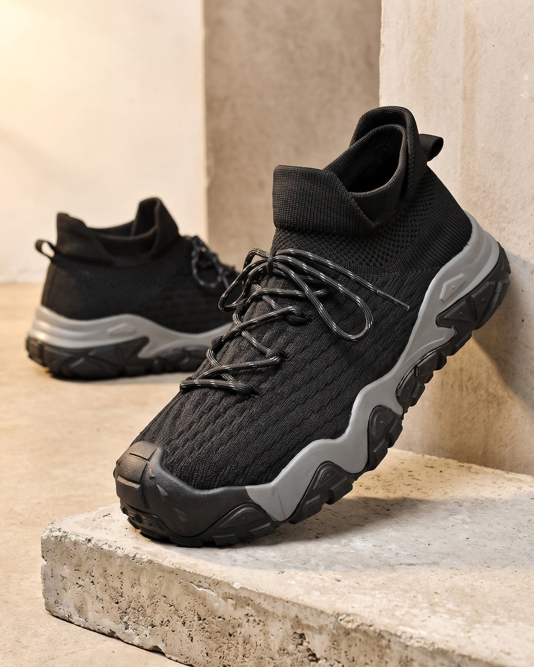 Stefano Men's Knit Trainers
