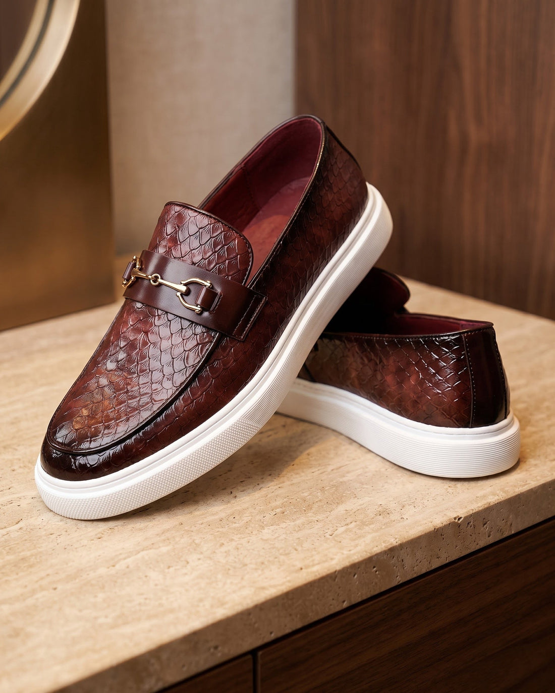 Iker Men's Leather Trainers