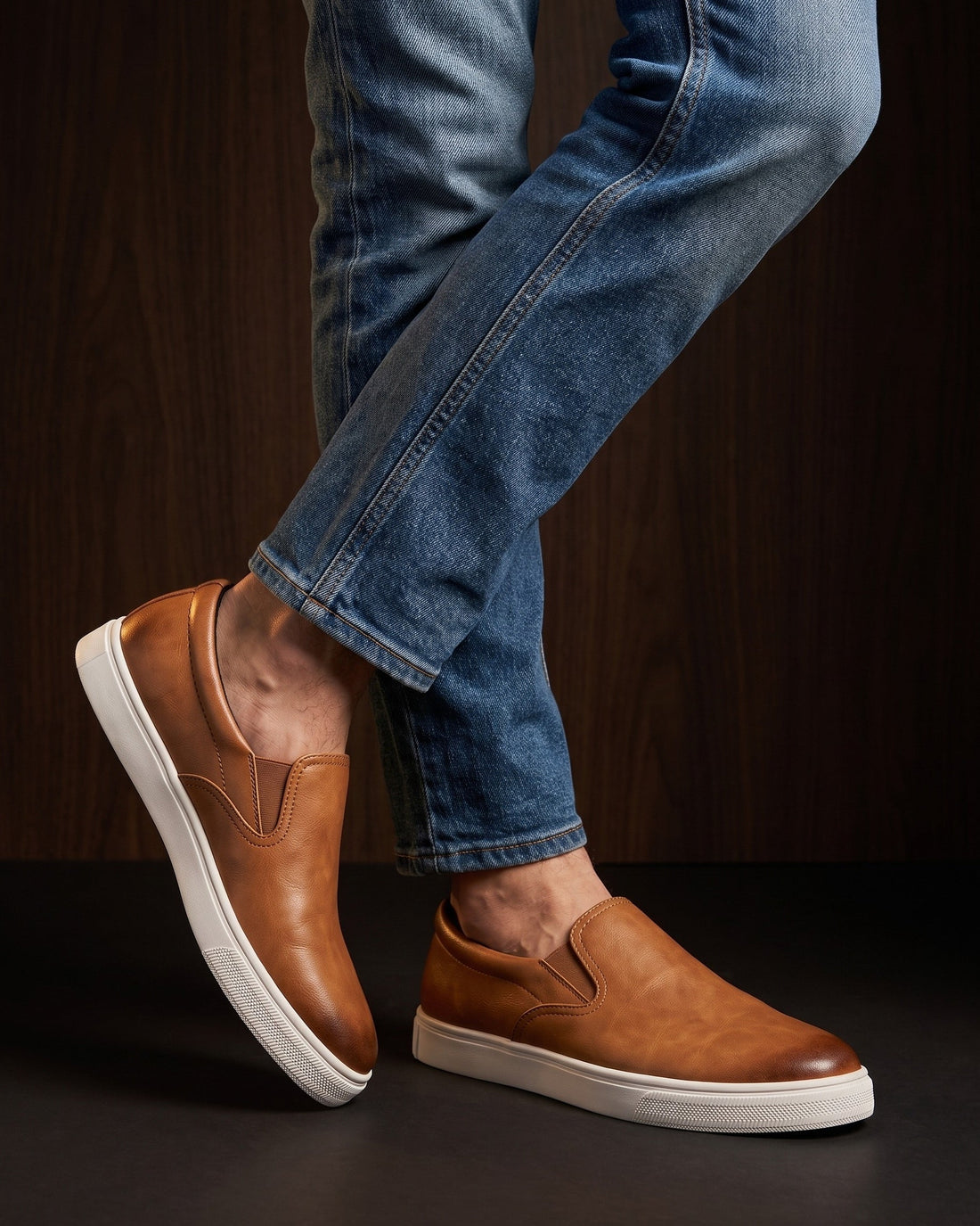 Manuel Men's Leather Slip-On Shoes