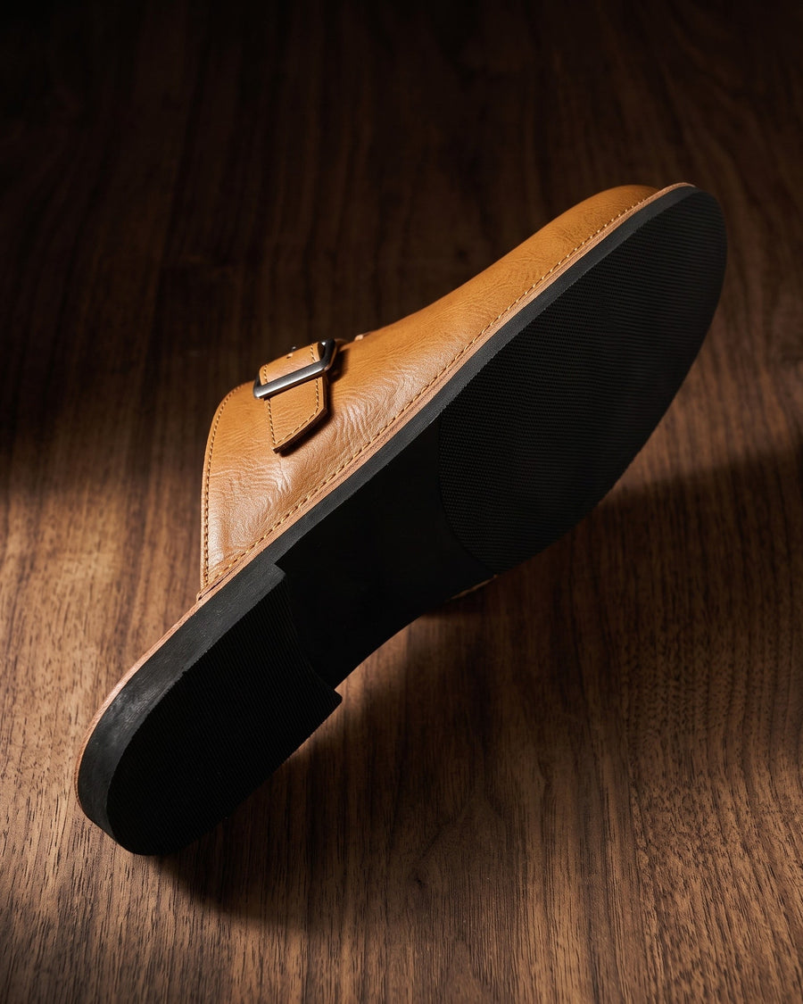 Zeno Men's Leather Mules