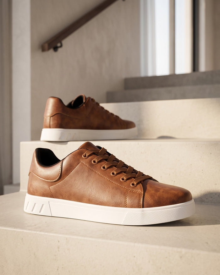 Teodoro Men's Leather Trainers
