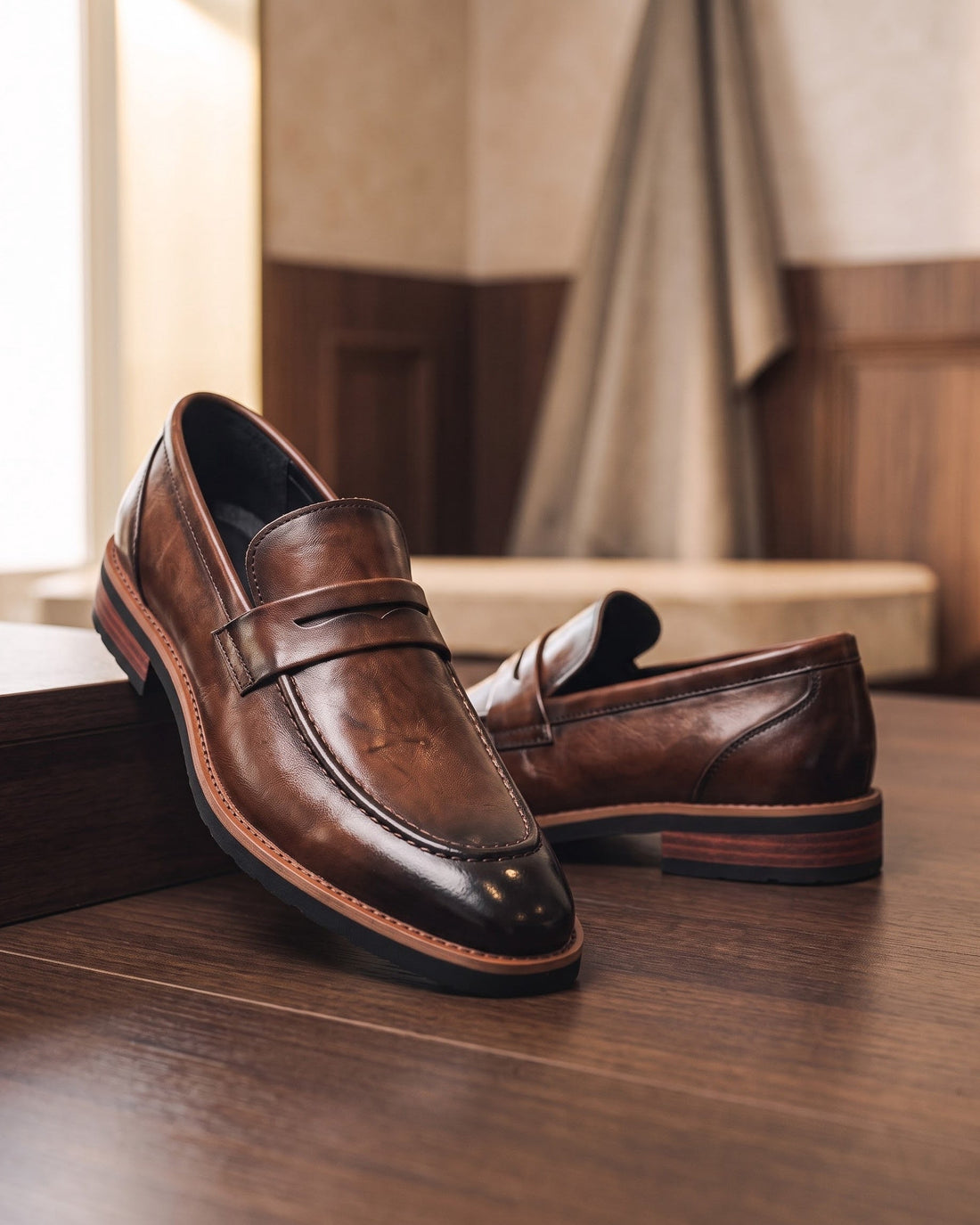 Amadeo Men's Leather Loafers