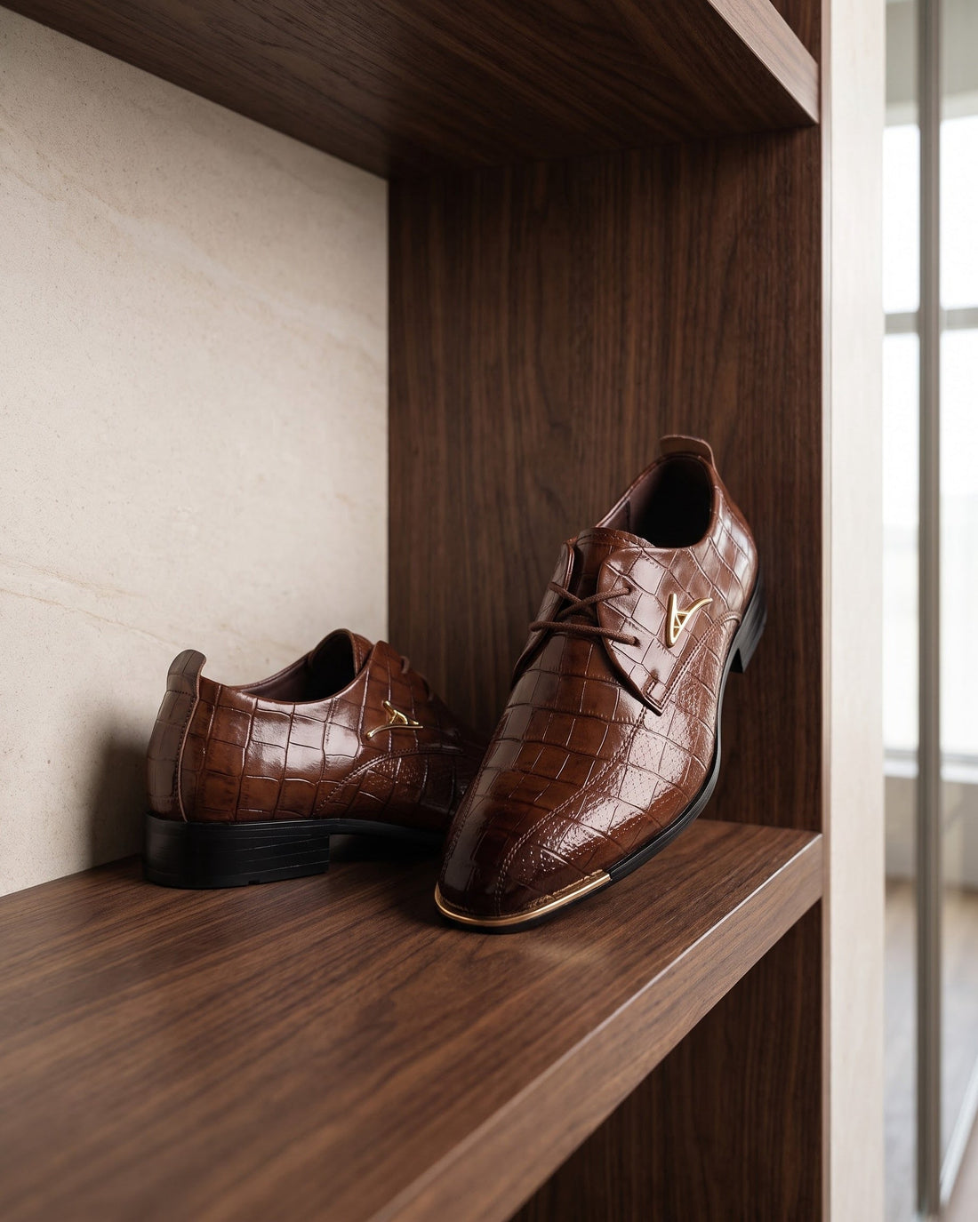 Feliciano Men's Leather Derby Shoes