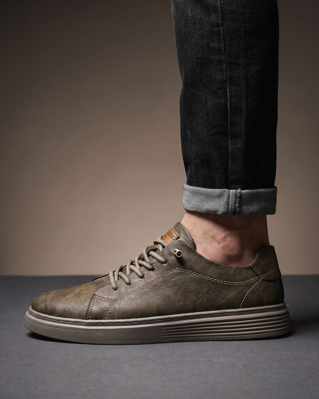 Giovanni Men's Leather Trainers