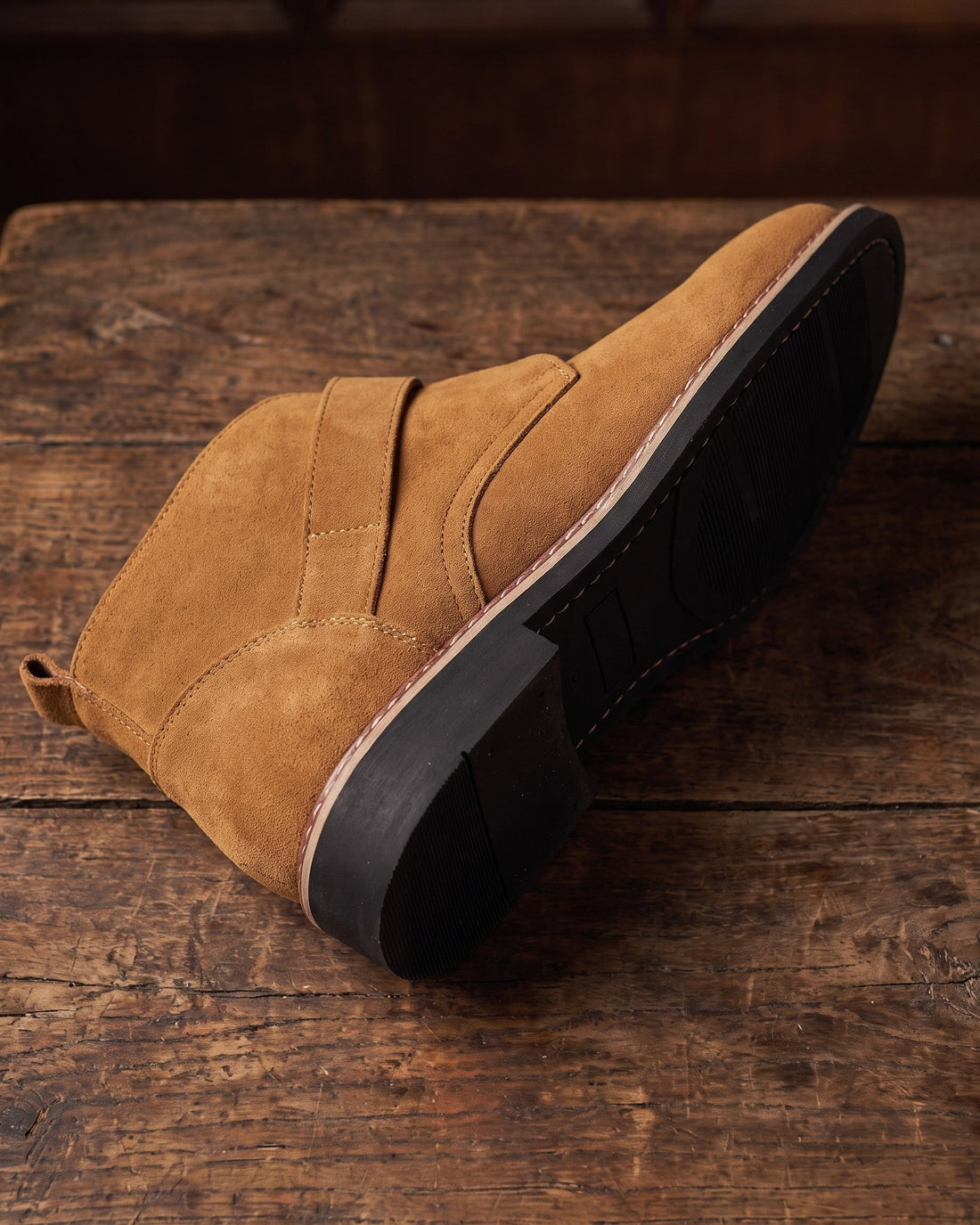 Giuliano Men's Suede Monk Strap Boots