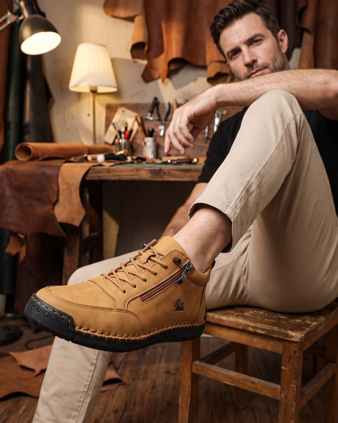 Eugenio Men's Leather Boots