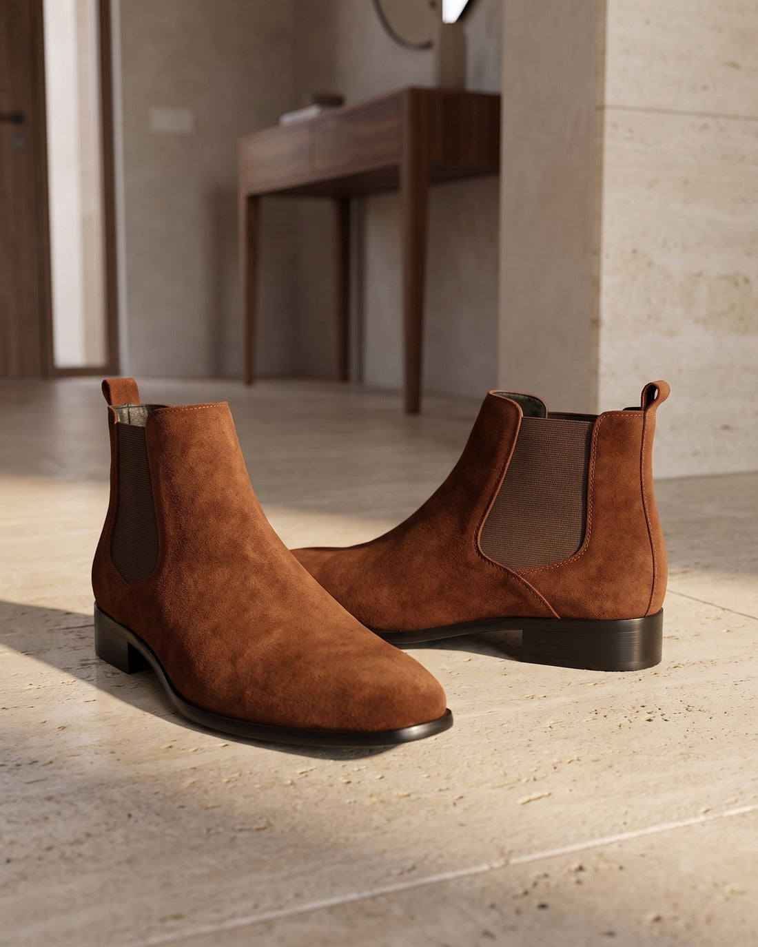 Umberto Men's Suede Chelsea Boots