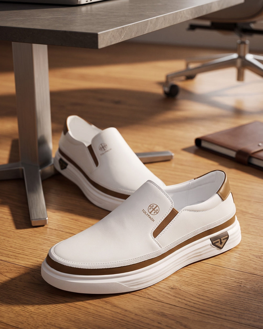 Rodolfo Men's Leather Slip-On Shoes