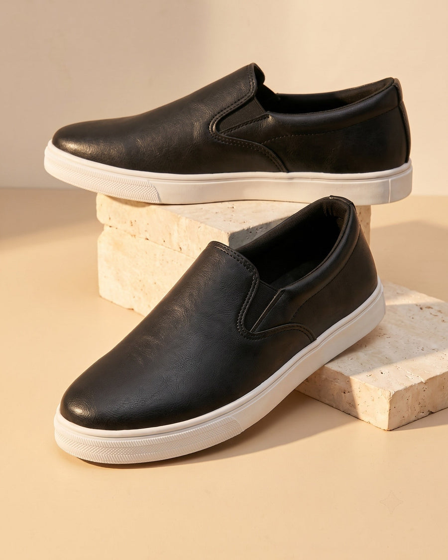 Manuel Men's Leather Slip-On Shoes