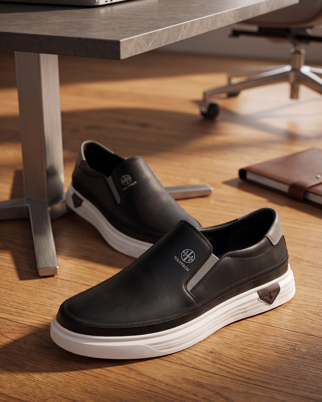 Rodolfo Men's Leather Slip-On Shoes