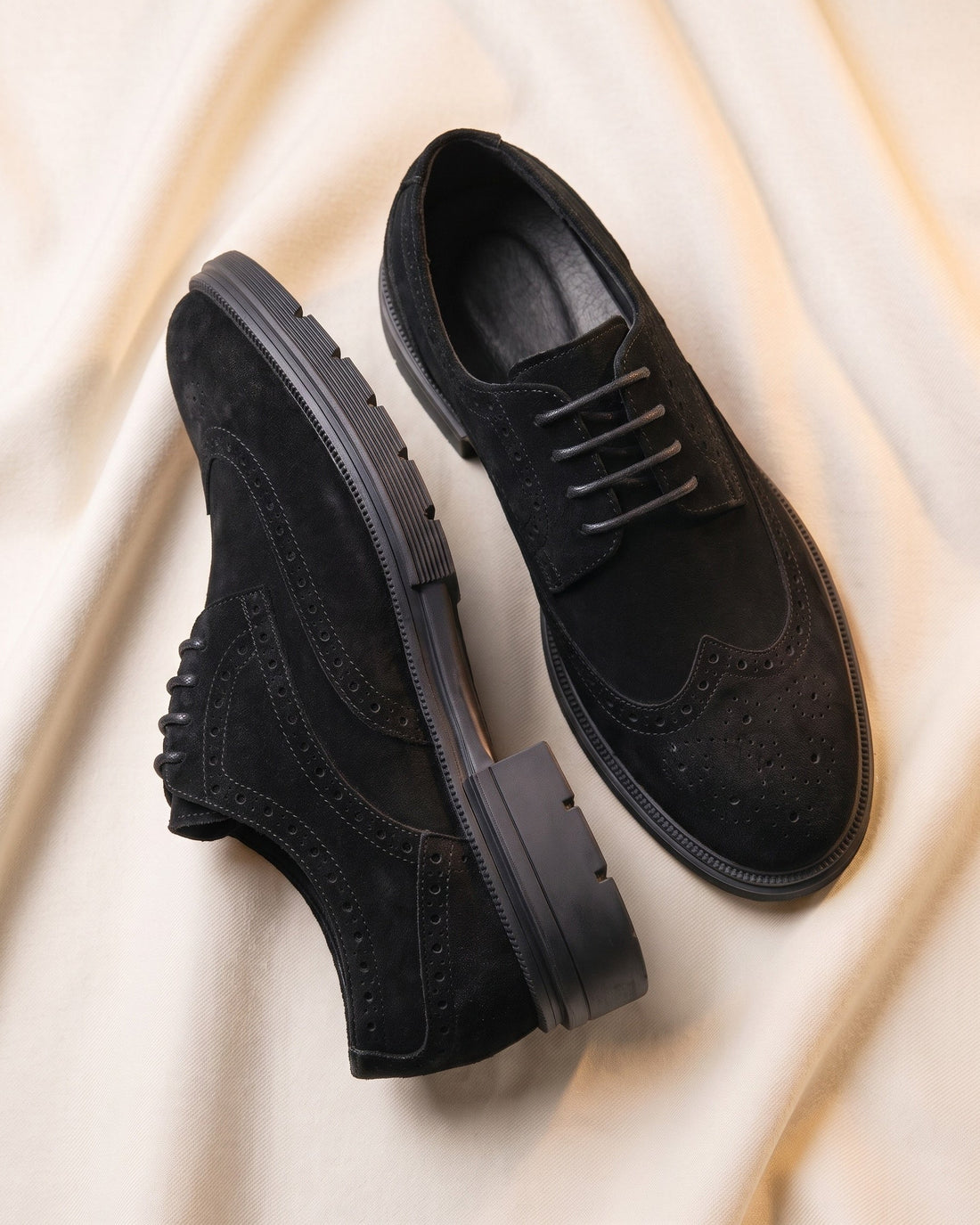 Enzo Men's Suede Brogues