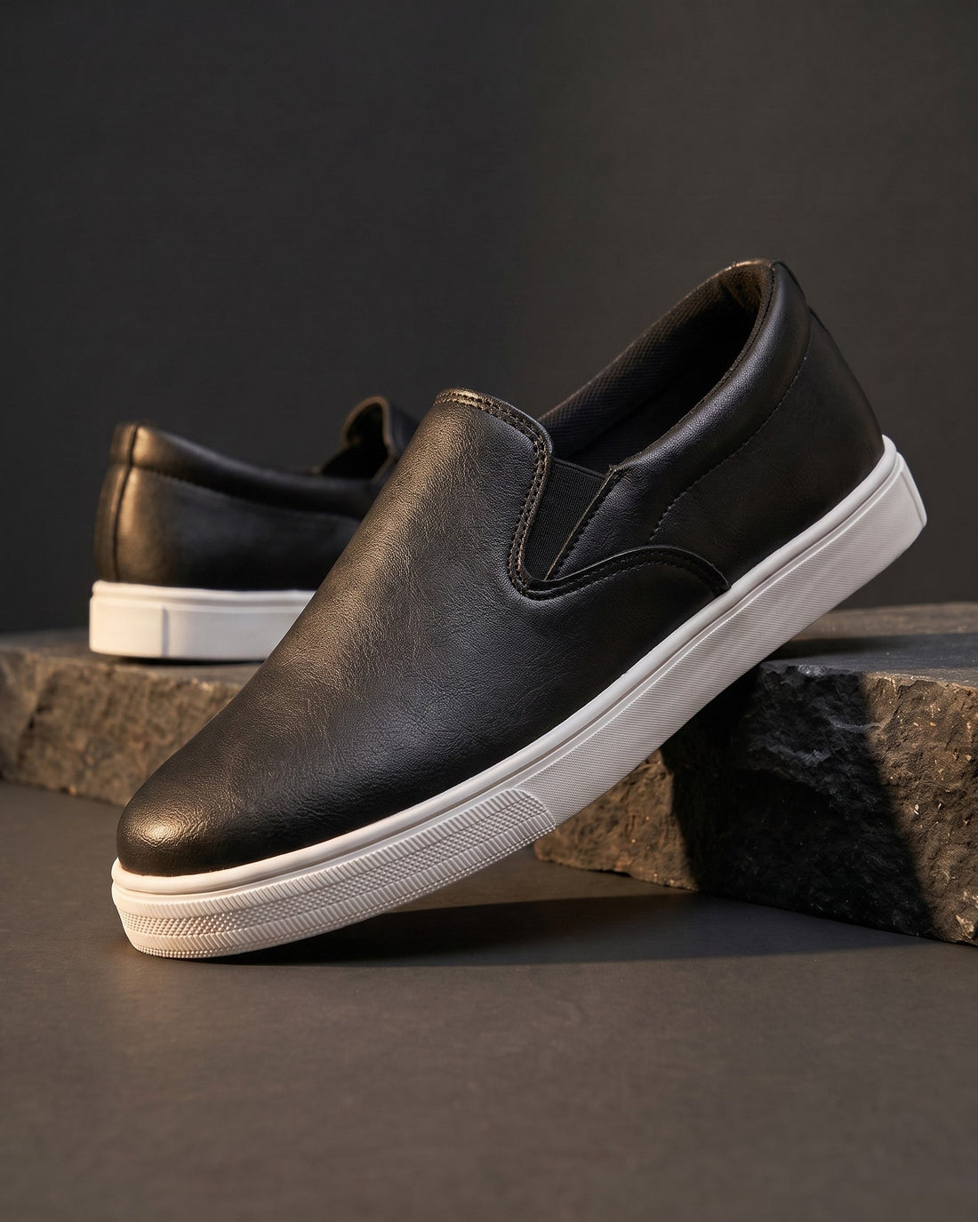 Manuel Men's Leather Slip-On Shoes