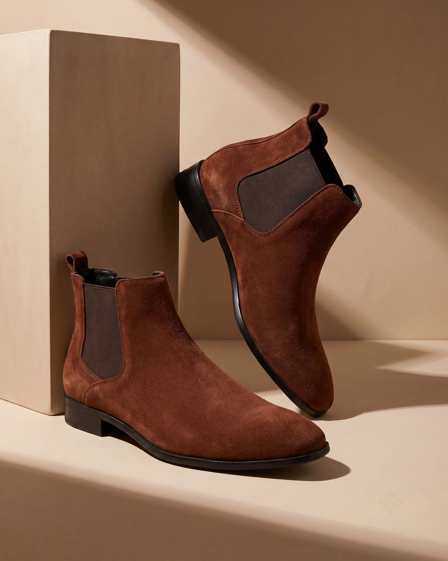 Umberto Men's Suede Chelsea Boots