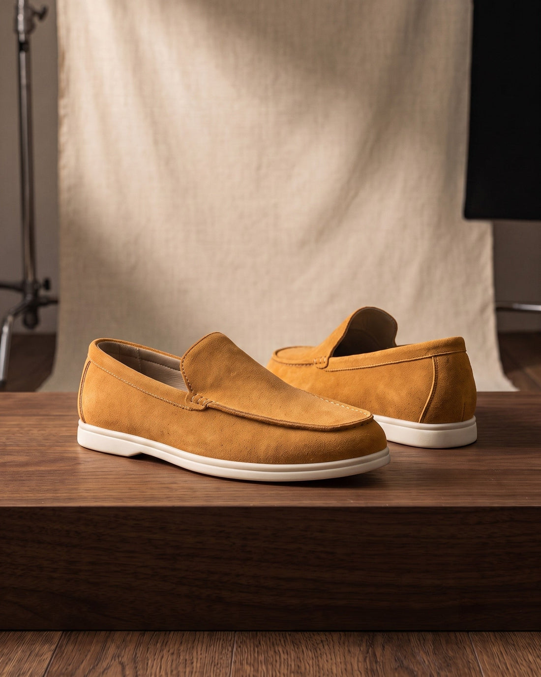 Zeno Men's Suede Loafers