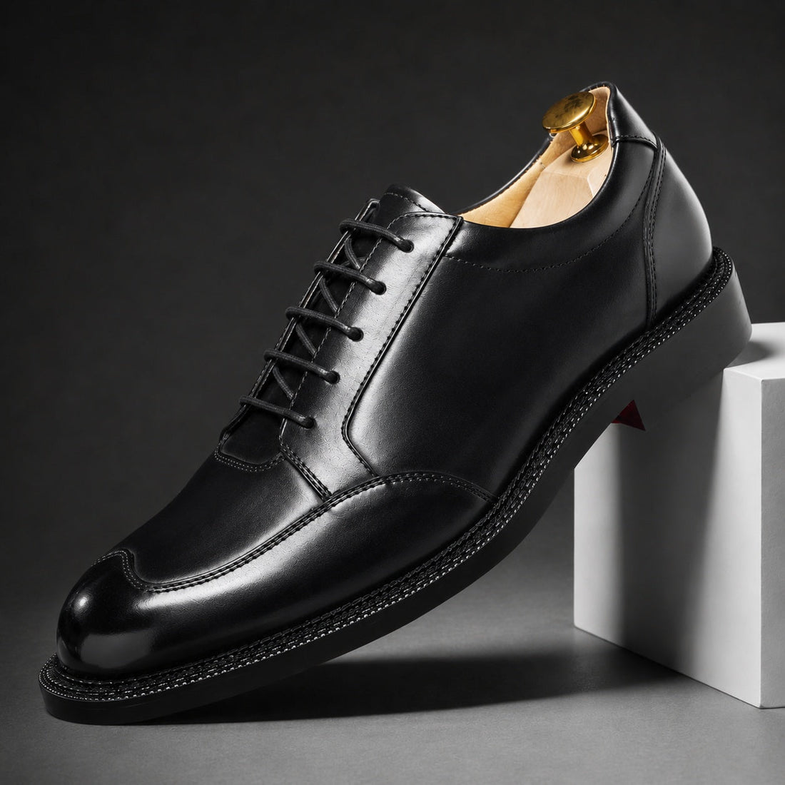 Men's Leather Derby Shoes – Tiziano