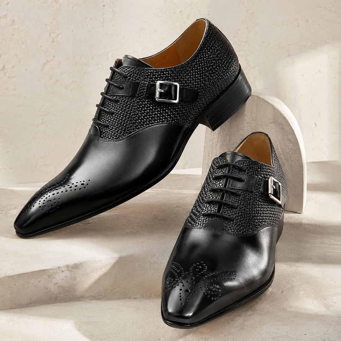 Men's Leather Oxford Shoes – Natale