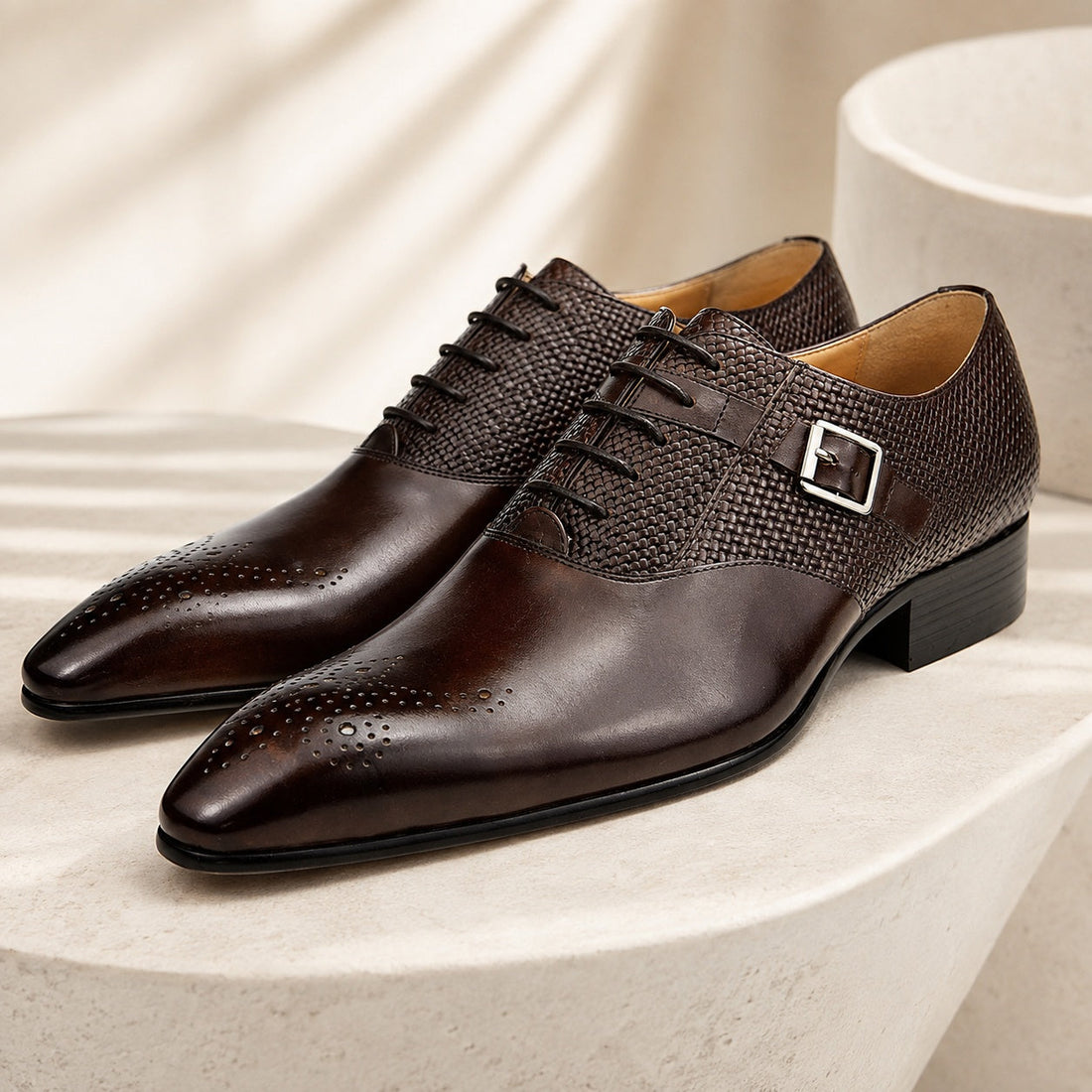 Men's Leather Oxford Shoes – Natale