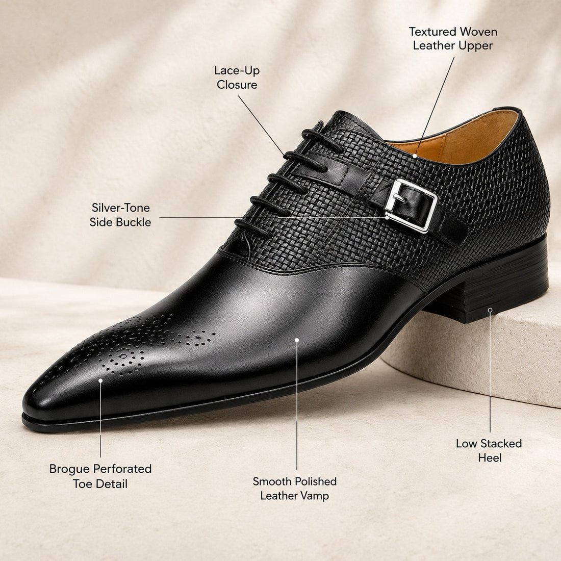 Men's Leather Oxford Shoes – Natale
